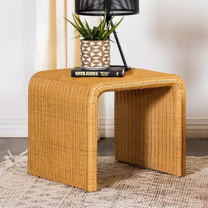Cahya - Woven Rattan Table