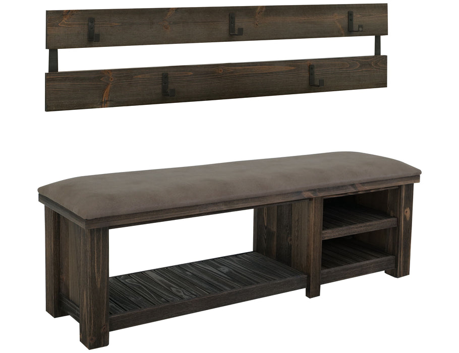 Dutton - Hall Tree - Rookwood Brown