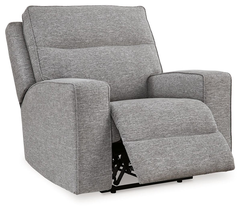 Biscoe - Pewter - Power Recliner /Adj Headrest