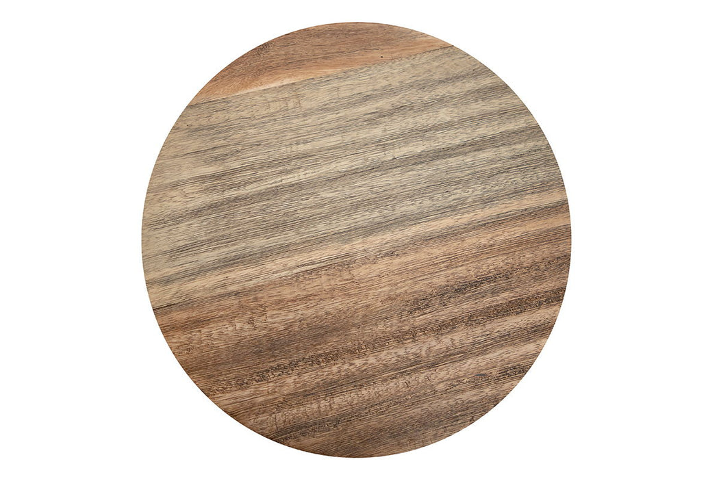 Montana - Swivel Stool - Two Tone Light Brown