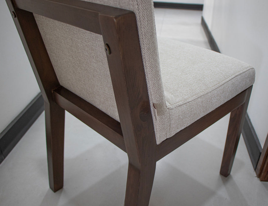 Natural Parota - Upholstered Chair (Set of 2) - Chocolate Brown