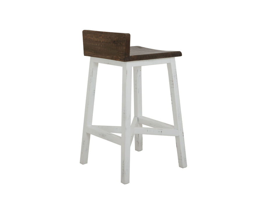 Pueblo - Wooden Seat & Base Stool (Set of 2)