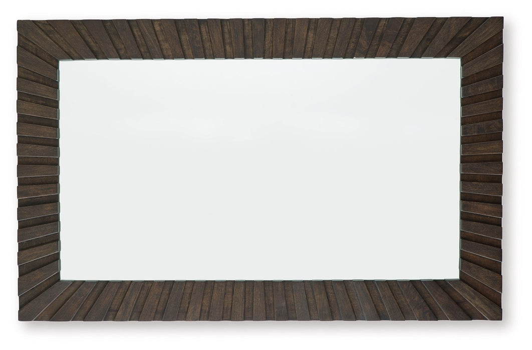 Advin - Accent Mirror - Dark Brown