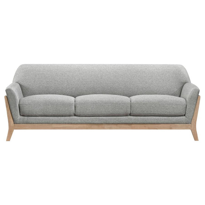 Vaughn - Fabric Upholstered Flared Arm Sofa Set