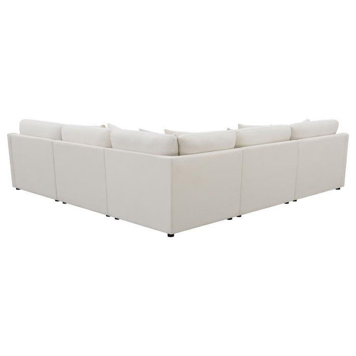 Hobson - Upholstered Modular Sectional Sofa With Ottoman