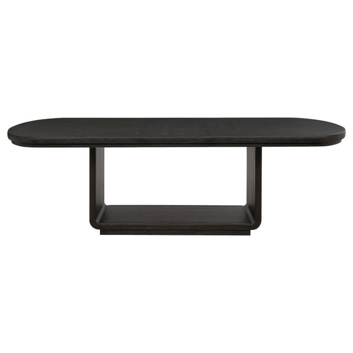 Leandro - 78" Extension Dining Room Table - Burnished Black