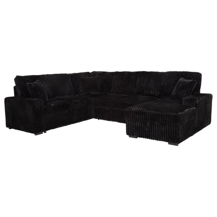 Devonshire - Sleeper Sectional Sofa Storage Chaise