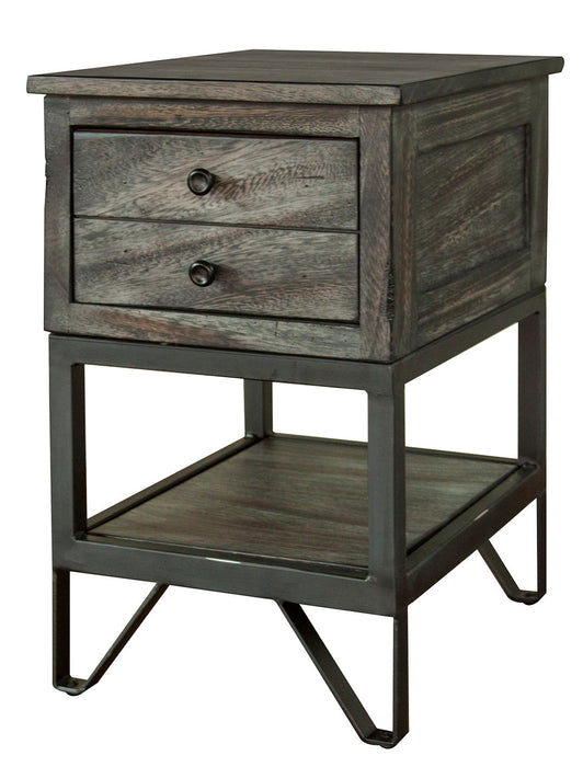 Moro - Chairside Table - Two Tone Warm Gray