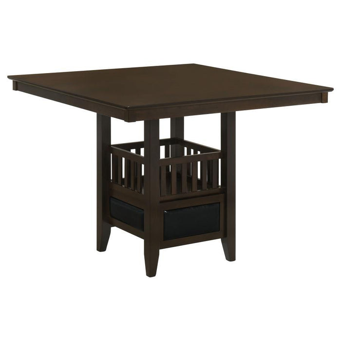 Jaden - 5 Piece Square Counter Height Dining Set - Espresso