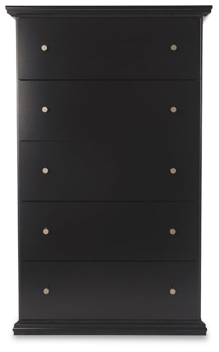 Maribel - Five Drawer Chest - Black