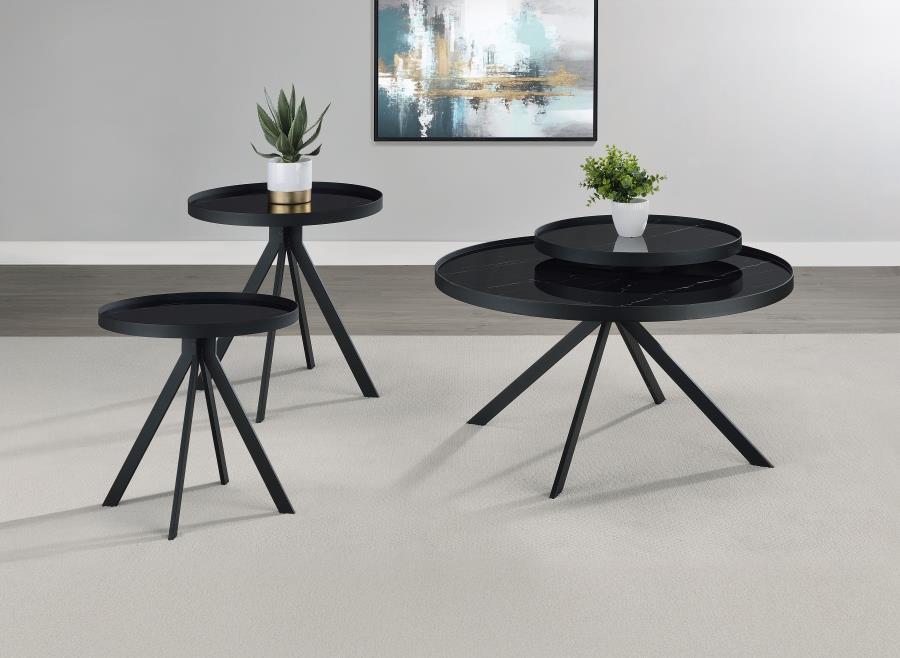 Briggs - Round Coffee And End Table Set