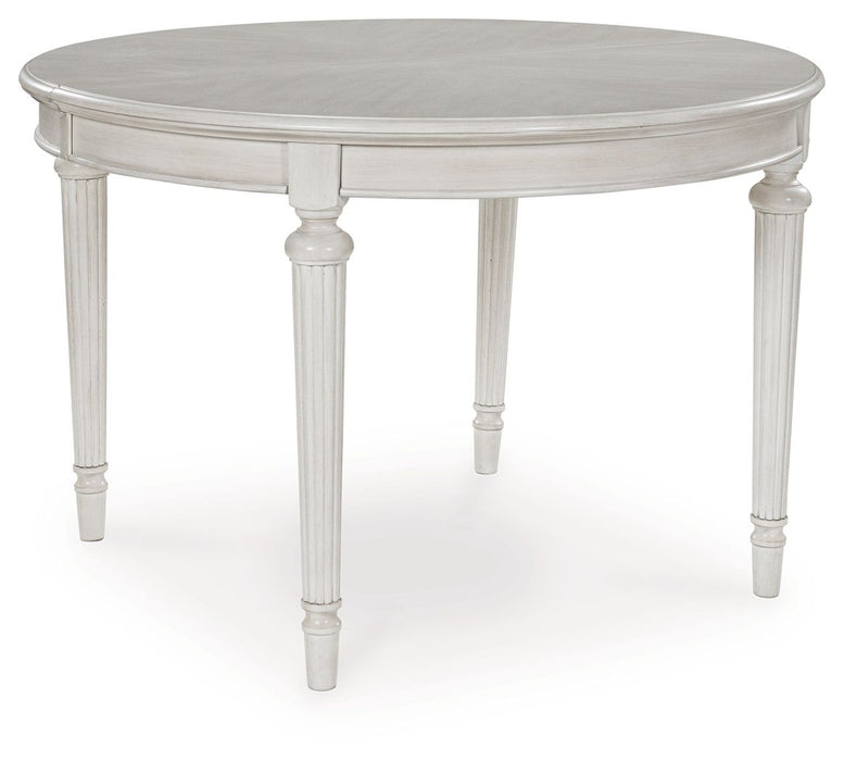 Montelaine - Oval Dining Room Extension Table - Antique White