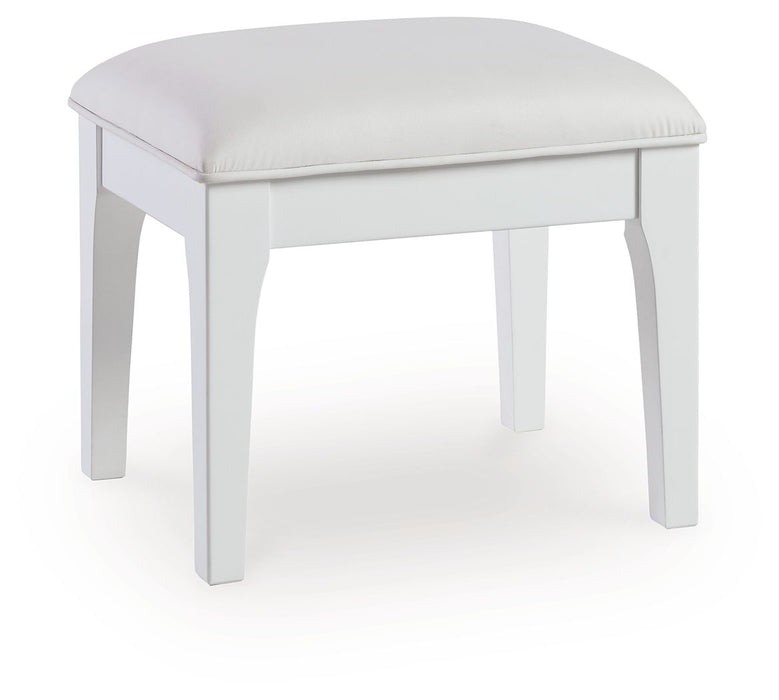 Chalanna - Vanity Stool - White