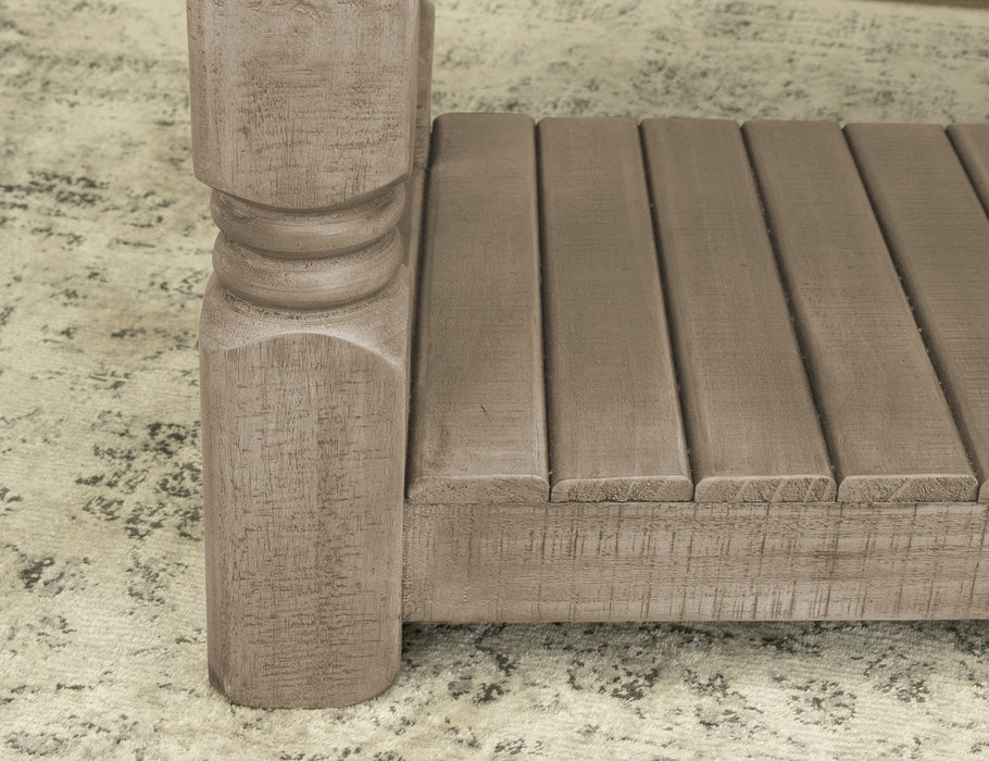 Natural Stone - End Table - Taupe Brown