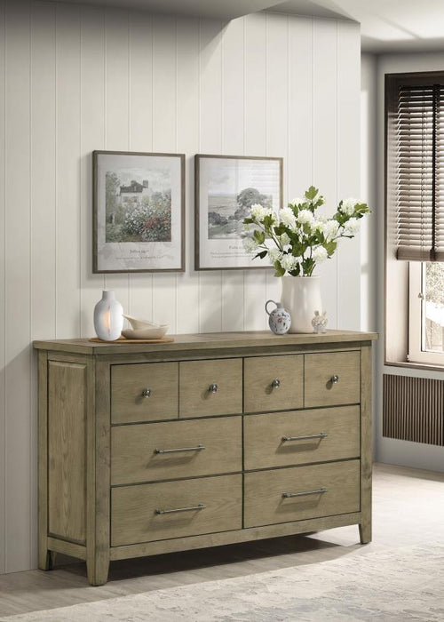 Hazlewood - 6-Drawer Bedroom Dresser Cabinet