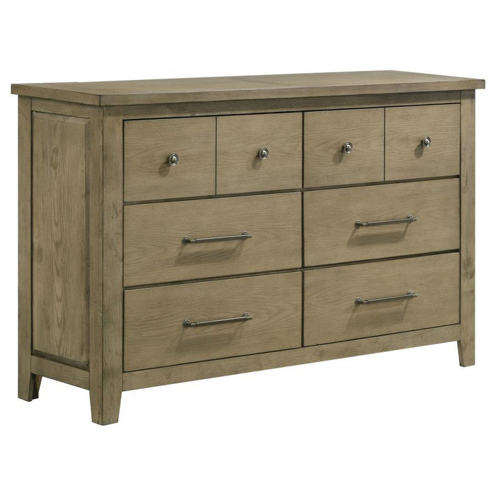 Hazlewood - 6-Drawer Bedroom Dresser Cabinet
