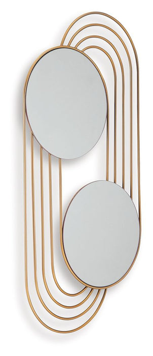 Warrenley - Accent Mirror - Gold Finish