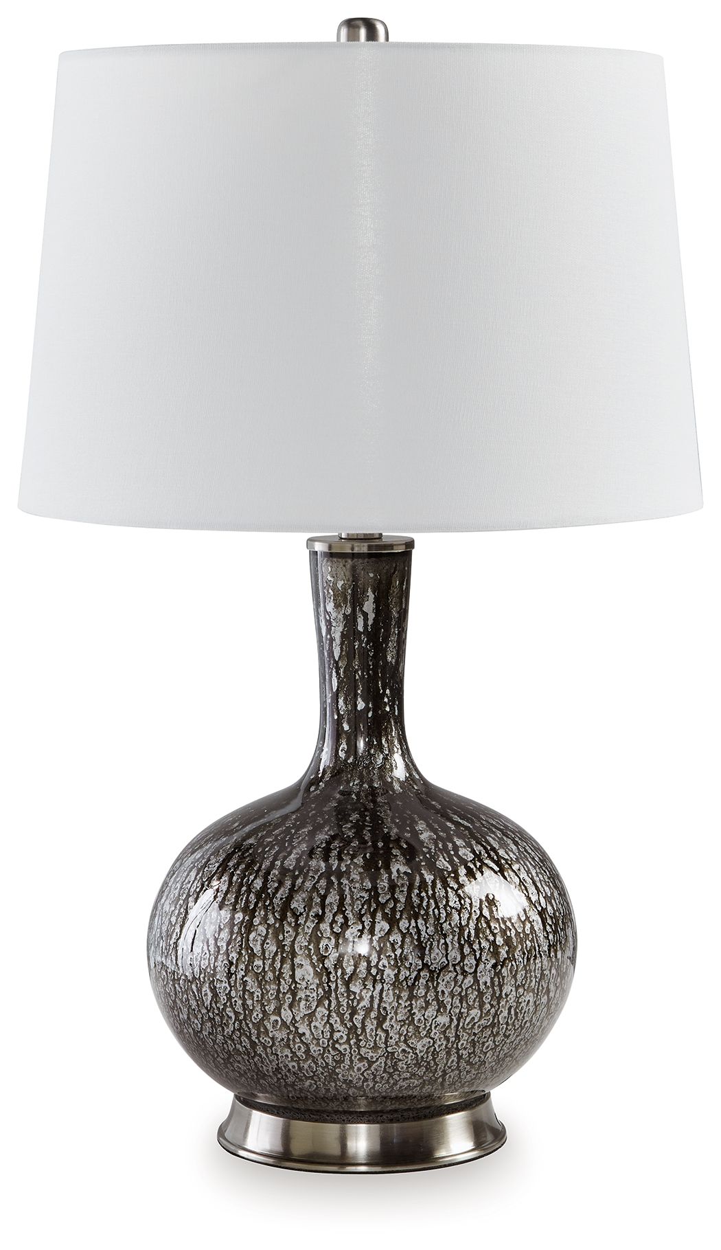 Tenslow - Glass Table Lamp - Antique Black — Traver's Furniture and Flooring, image size:1050x1819