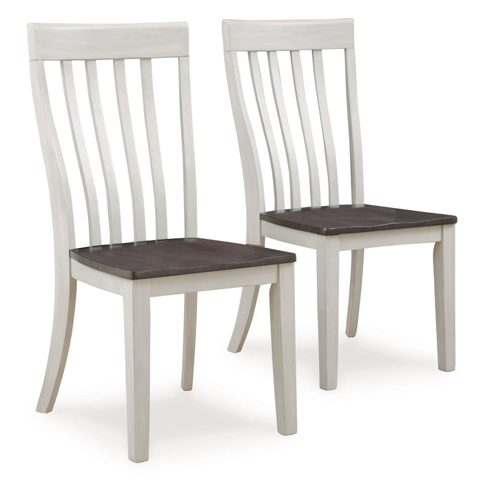 Darborn - Dining Room Side Chair (Set of 2) - Gray / Brown