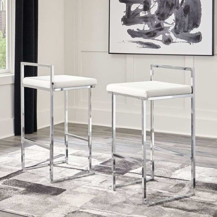 Madanere - Tall Upholstered Stool Set