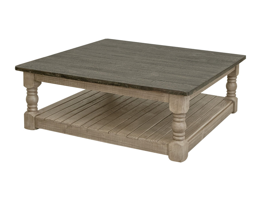 Natural Stone - Cocktail Table - Taupe Brown